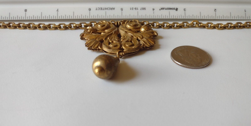 MIRIAM HASKELL NYC Designer Choker Halskette Anhänger Vintage doppelseitig signiert - Bild 5 von 13