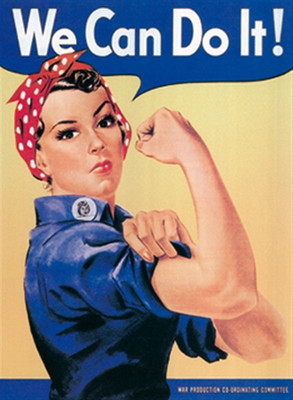 We Can Do It Blechschild 8x11 cm Blechkarte Sign PC-201/322