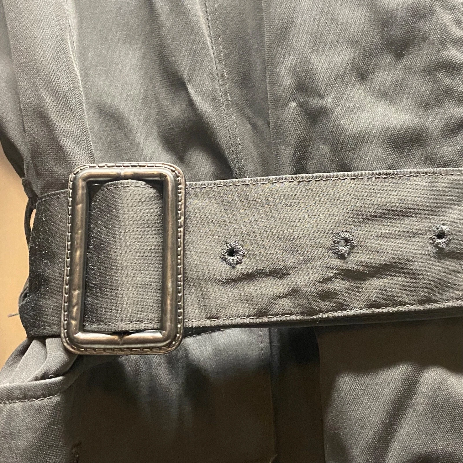 Giacca antipioggia Michael Kors nera trench donna media cappuccio rimovibile foderata ottime condizioni