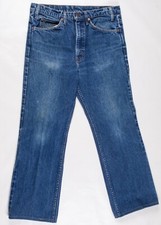 Vintage 1980s/1990s Levi's 517 Orange Tab Blue Denim Bootcut Flare Jeans 31Wx26L