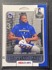 DRAYMOND GREEN 2019-20 NBA Hoops Backstage Pass #1 Golden State Warriors