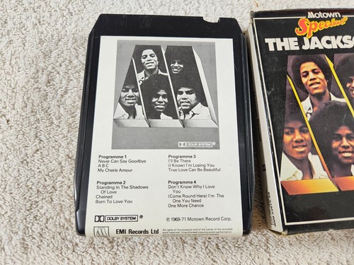 The Jackson Five- Motown Special 8-Track Tape. Pro serviced. UK Release - Picture 4 of 5
