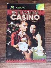 High Rollers Casino XBOX Instruction Manual Only