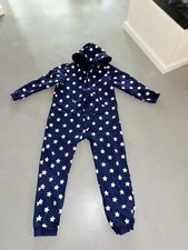 Tchibo Kinder-Loungeoverall tcm Hausanzug Sterne Einteiler 146/152