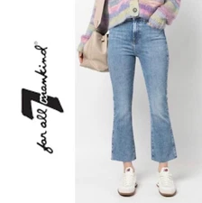 NWT $218💝7 For AlI Mankind Slim Illusion Earthkind Leave No Trace Size 28