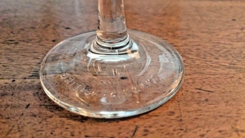 British Airways Crystalline Business Class Airline Champagne Wine Glass Stem 747 - Picture 5 of 7