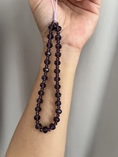 Purple Wrist strap, Iridescent Crystal Glass Wrist Strap, Camera Wrist Strap