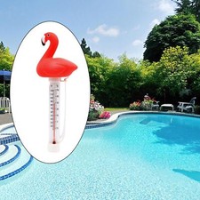 Floating Pool Thermometer Flamingo Gauge Paddling Pool Ice Bath Easy to Read