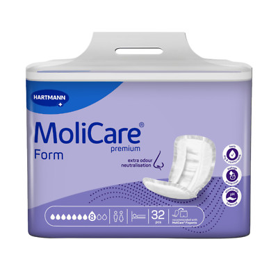 MoliCare Premium Form super plus 8 Tropfen anatomische Vorlagen 32 St / 4 x 32 S