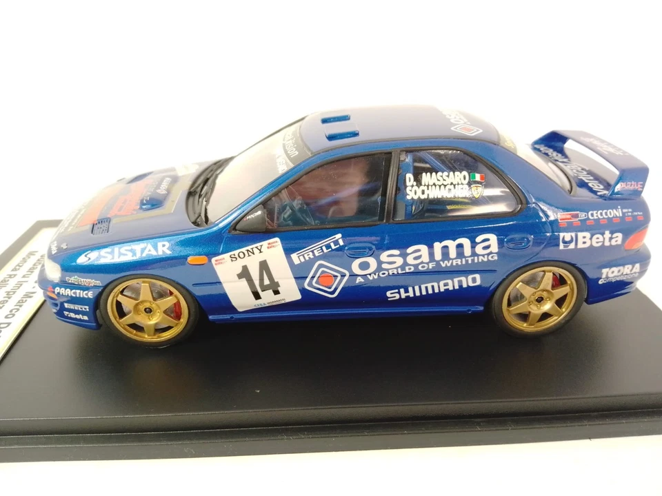 Kit Monté Subaru Impreza WRC #14 Daniele Massaro Rallye Monza Show 2004 1/24 - Photo 2/3