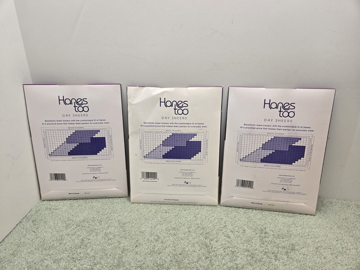 hanes too day sheer