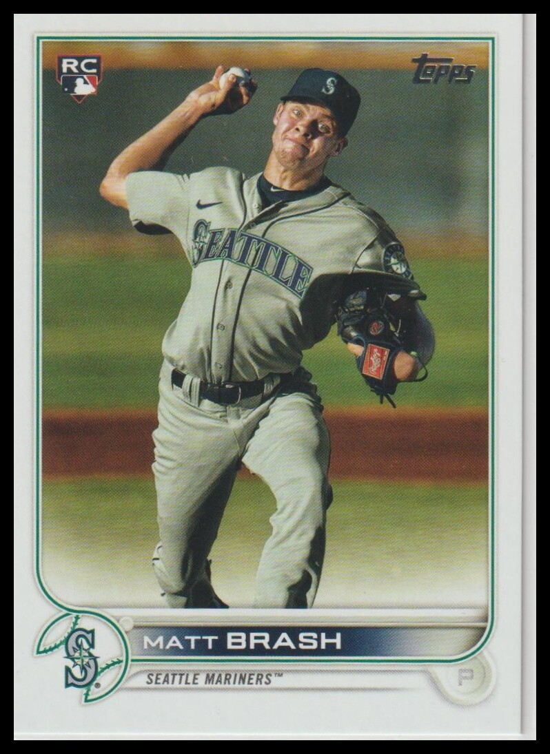 2022 Topps Matt Brash Seattle Mariners 225