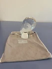 VTG STEUBEN Frosted Crystal Owl Sculpture By Donald Pollard W/BAG SIGNED 5.25"H