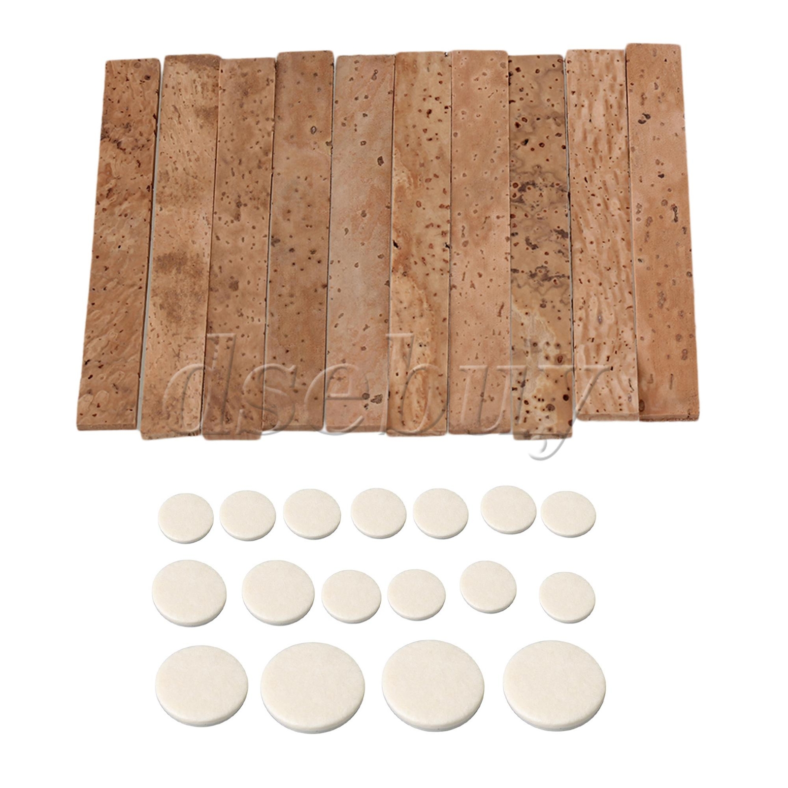 Woodwind Instrument Accessories Kit with 17 Pads & 10 Neck Joint Cork eBay