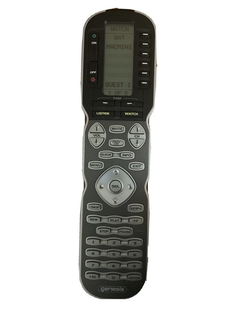 Universal Remote Control Genesis Genesis Universal Remote – URC Genesis MX900 Universal Programmable ...