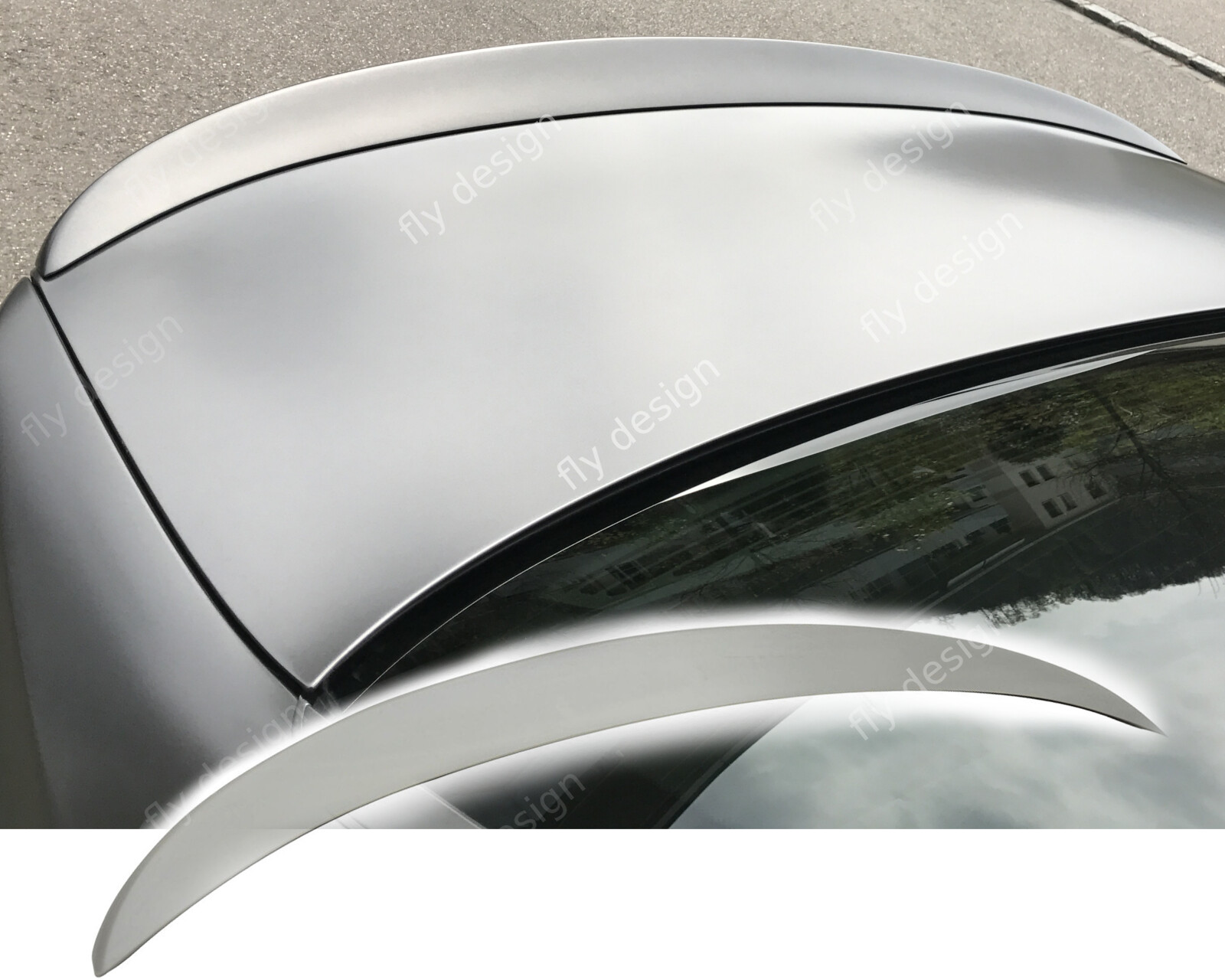 Fits BMW F01, 2008 - 2012 Rear Trunk Lip Spoiler Bodykits Splitter