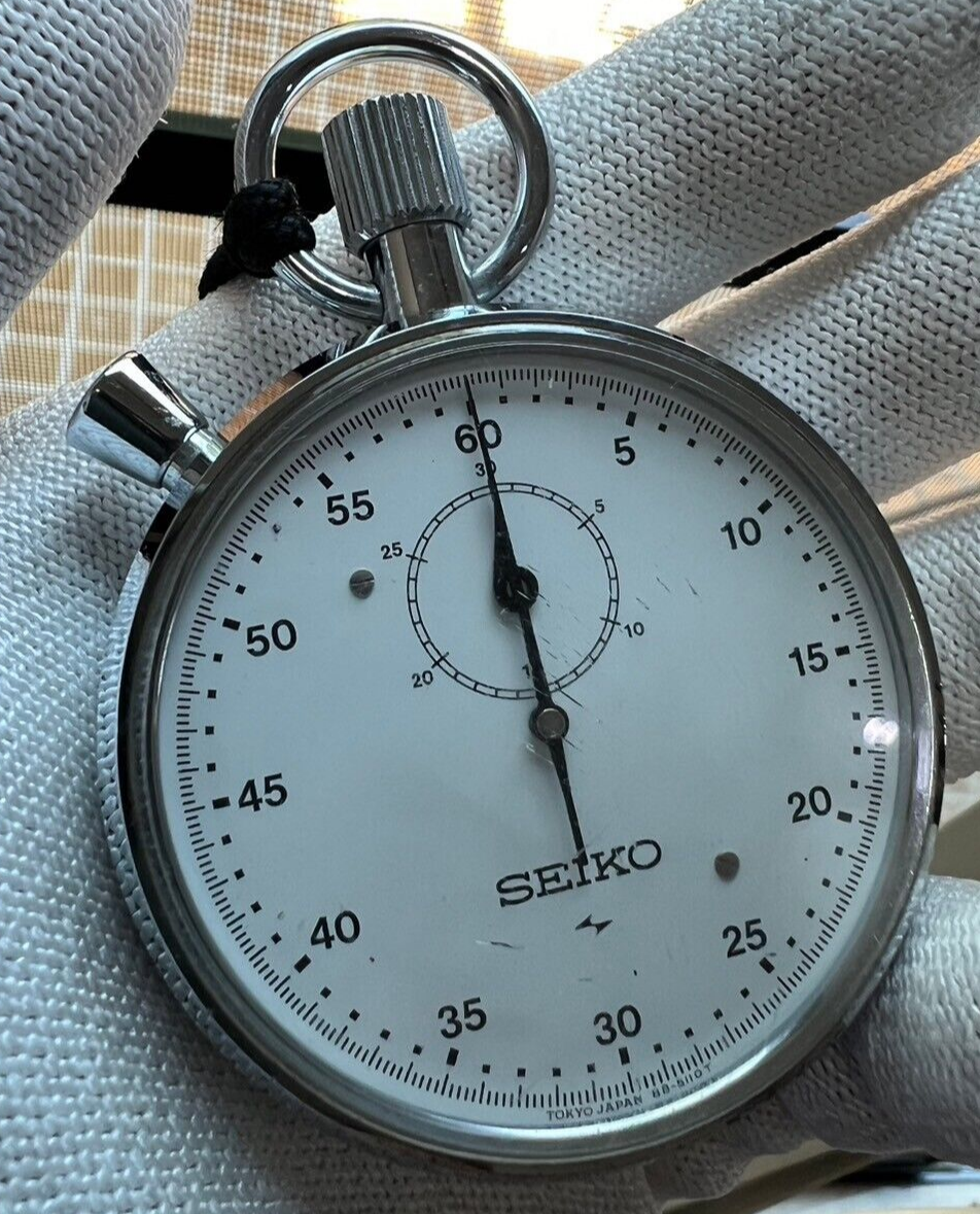 Seiko stopwatch made in Japan ref 88-5110 T 56.2 mm running | eBay