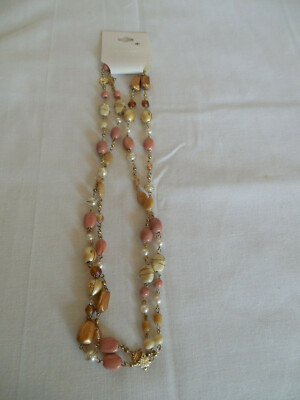 Rebecca Malone accents necklace 48'' NWT