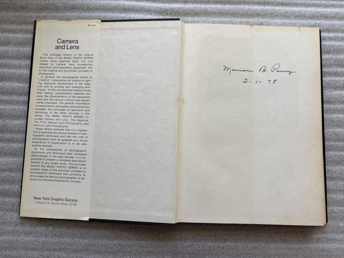 Camera and Lens, Revised 1976, Ansel Adams, Basic Photo Series - Picture 2 of 10