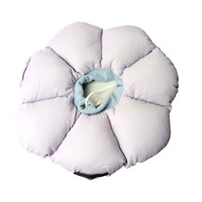 Hidream Adult Cat Purple Flower-Shaped Adjustable Cushioned Cone