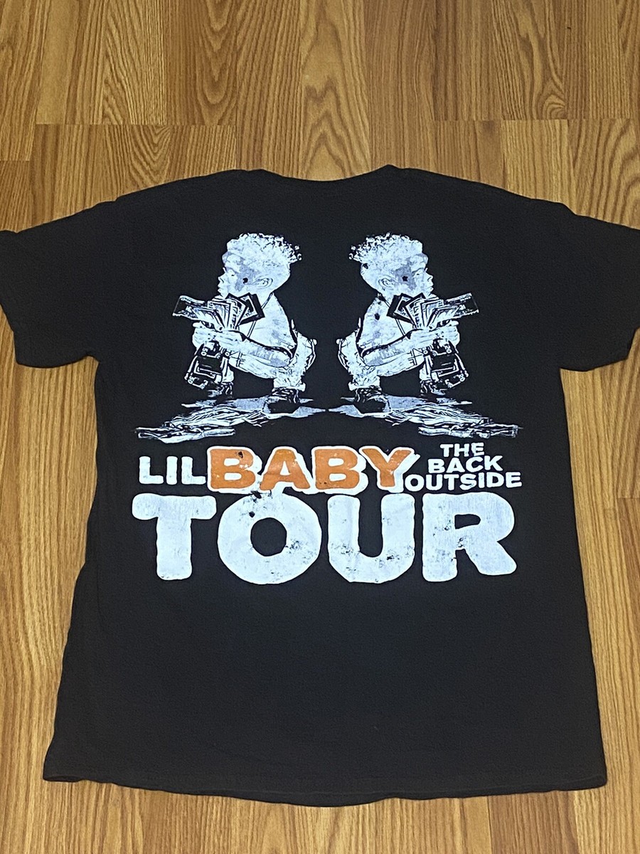 Lil Baby “Back Outside Tour” ツアーTシャツ lil baby “the back outside tour” t shirt size Small - Rap