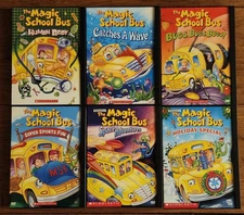 The Magic School Bus 6 DVD Lot -  18 Episodes Total PBS
