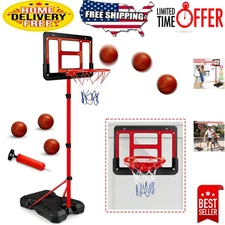 Adjustable Basketball Hoop for Boys - Fun Indoor and Outdoor Play