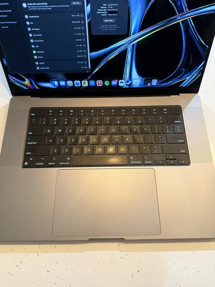 Apple MacBook Pro 16" M1 Max · 32GB · 512GB, photo 3 of 5
