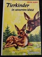 Tierkinder in unserem Wald v. Erich Kloss gebundenes Buch Franz Schneider Verlag