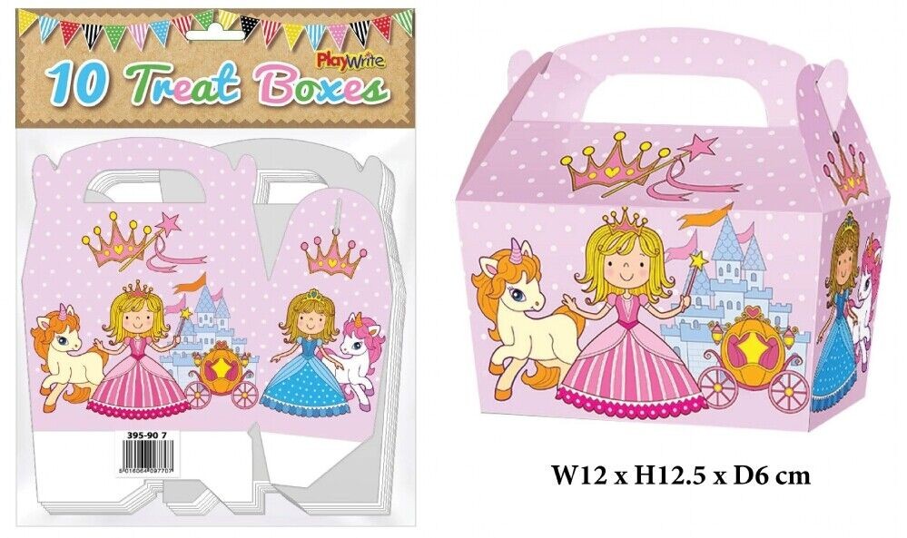 100 x Princess Treat Gift Box Toys Party Fair Job Lot Bulk Wholesale