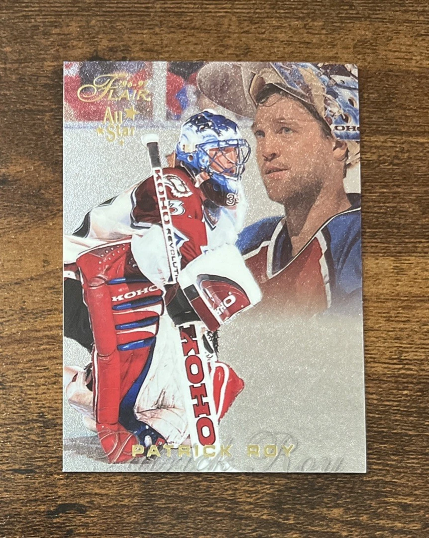 1996-97 Flair Patrick Roy #20 Colorado Avalanche HOF