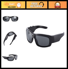 Smart Sunglasses with Camera, 1080p HD Video  Photo, Sporty Design, 32GB Storag