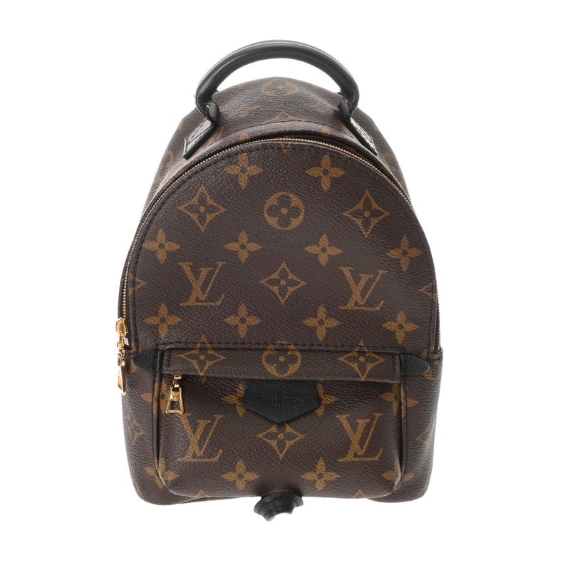 Louis Vuitton Monogram Palm Springs Mini Backpack Brown Canvas Womens M44873