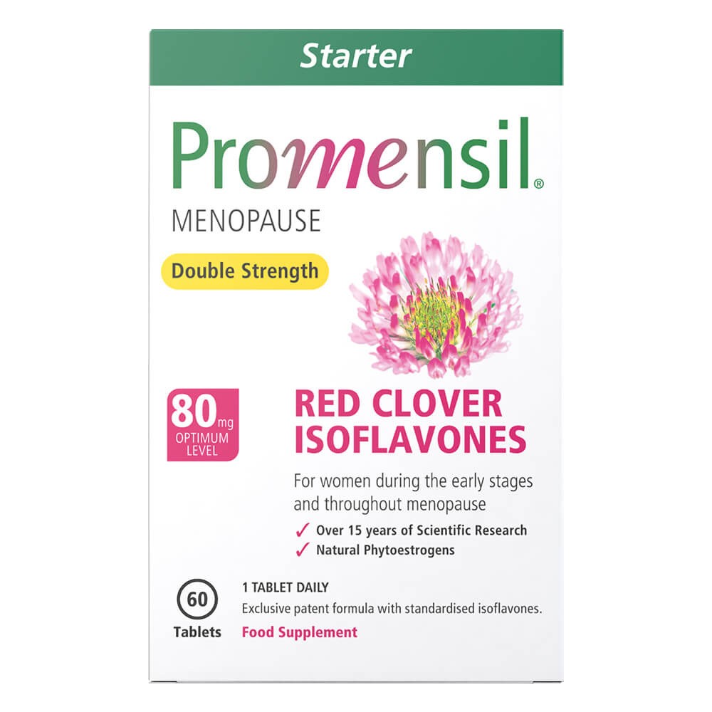 Promensil Double Strength 60 Capsules for Menopause Relief and Comfort