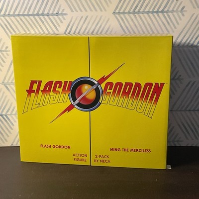 NECA Flash Gordon vs Ming the Merciless 2 Pack Action Figures 1980 Movie