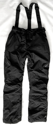 TRESPASS Black Tech 5000mm Snowpants & Shoulder Straps Ski Pants Womens M (8)