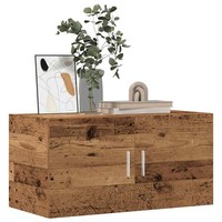 Wandschrank Altholz-Optik 80X39X40 Cm Spanplatte