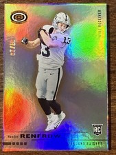 2019 Panini Hunter Renfrow Rookie #'d /10 Gold Dynagon RC #DY17 Chronicles SSP