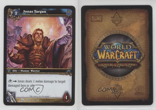 2009 World of Warcraft TCG: Fields of Honor Jonas Targan #104 0a2 - Picture 3 of 3