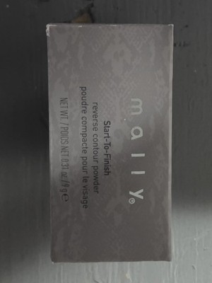 MALLY Start-To-Finish Reverse Contour Powder With Puff,  New In Box READ 