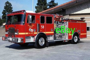 Fire Truck Photo Los Angeles Rare KME Renegade CAFS Engine Apparatus Madderom