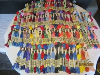 200 Skein DMC Embroidery Floss 2 of each Color # All Full !00% Cotton France