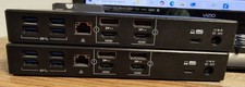LOT OF 2 Kensington SD4780P USB-C USB 3.0 Dual 4K Docking Station