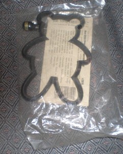 New Pampered Chef Non-Stick Bear/Rabbit Pancake Mold 6", #2810, NIP