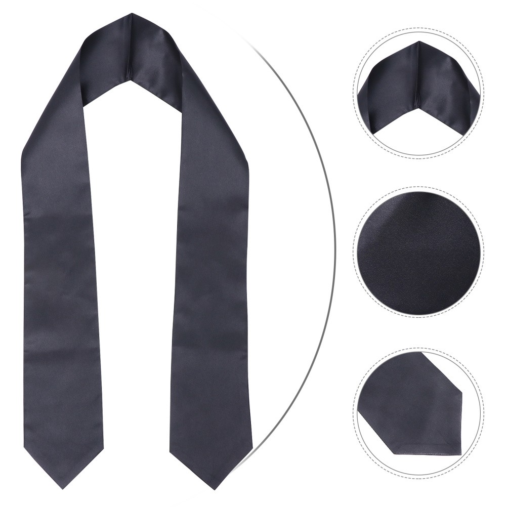 1 pieza unisex liso estola faja vestido de soltero faja suministro de graduación