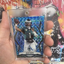 Panini Phoenix 2025 Jalen Hurts #95 Light Blue Pyramids /385 Eagles