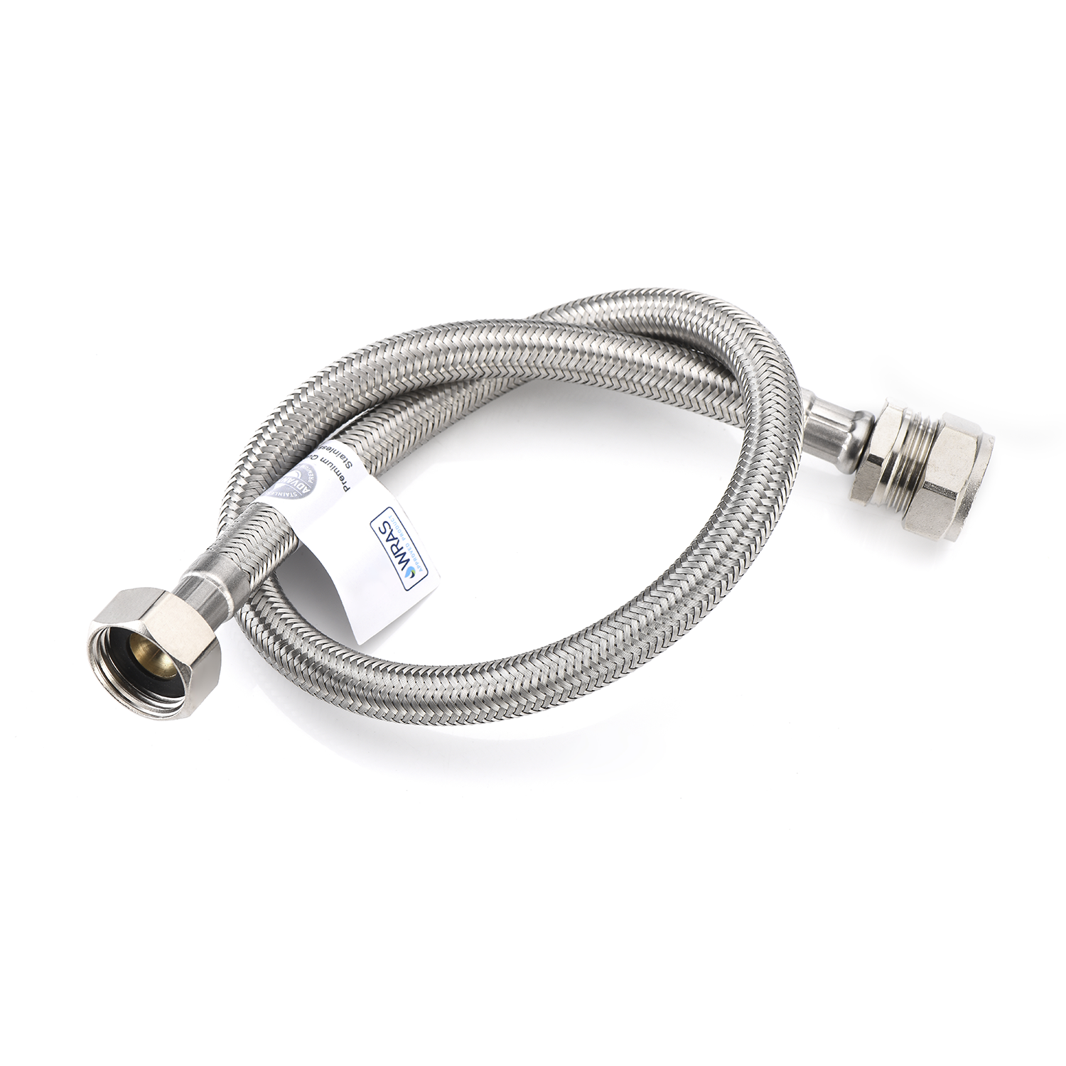 WRAS 15mm x 1/2"" x 50cm Flexible Tap Connector