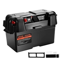 VEVOR Battery Box Group 24/27 Smart Battery Box 12V/24V/36V for Trolling Motor