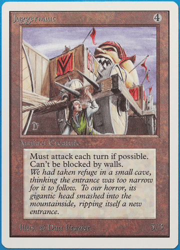 Juggernaut Unlimited NM Artifact Uncommon MAGIC MTG CARD (ID# 504076) ABUGames - Picture 1 of 2