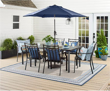 Style Selections Patio Dining Set 7PCS - Black - Hot Deals